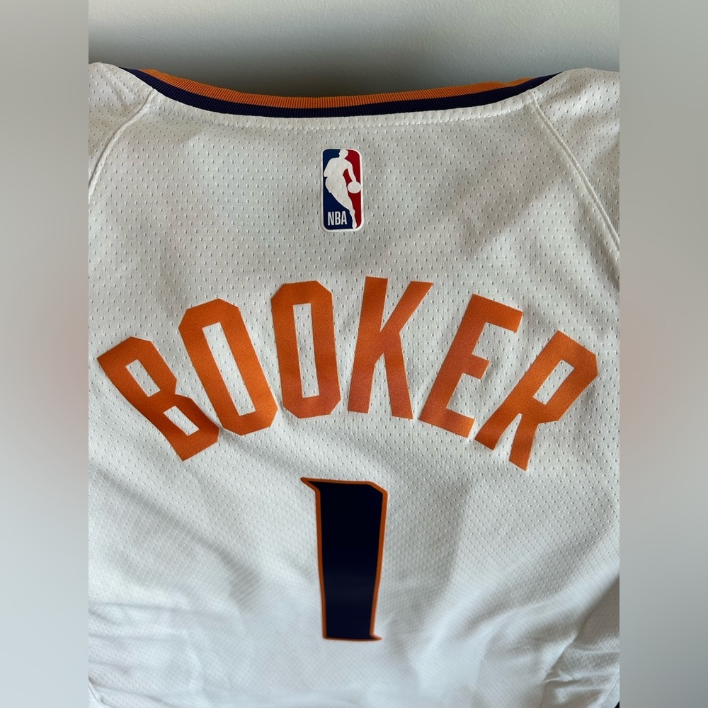 Nike Devin Booker Phoenix Suns Swingman Jersey Association Edition Men’s Sz: M - Picture 6 of 7